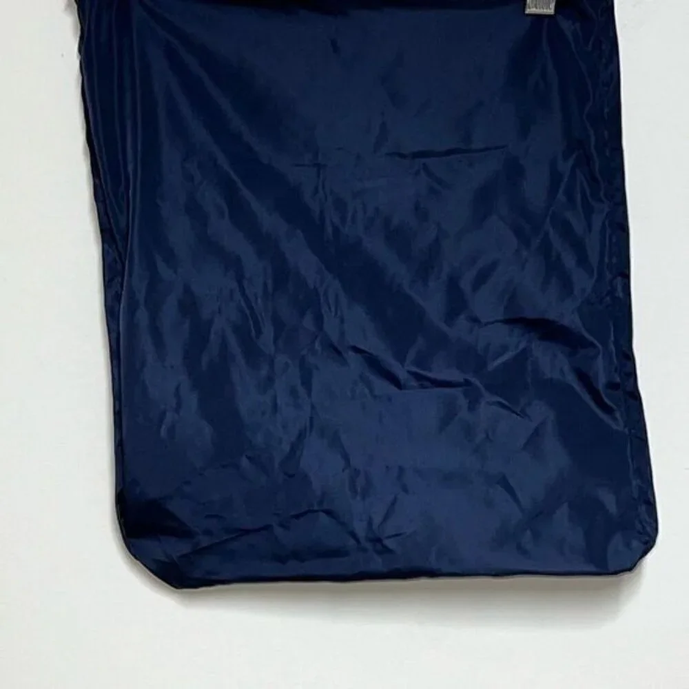 New Unused Dagne Dover Zip Nylon Navy Bag For Acessories Laundry - Picture 4 of 4